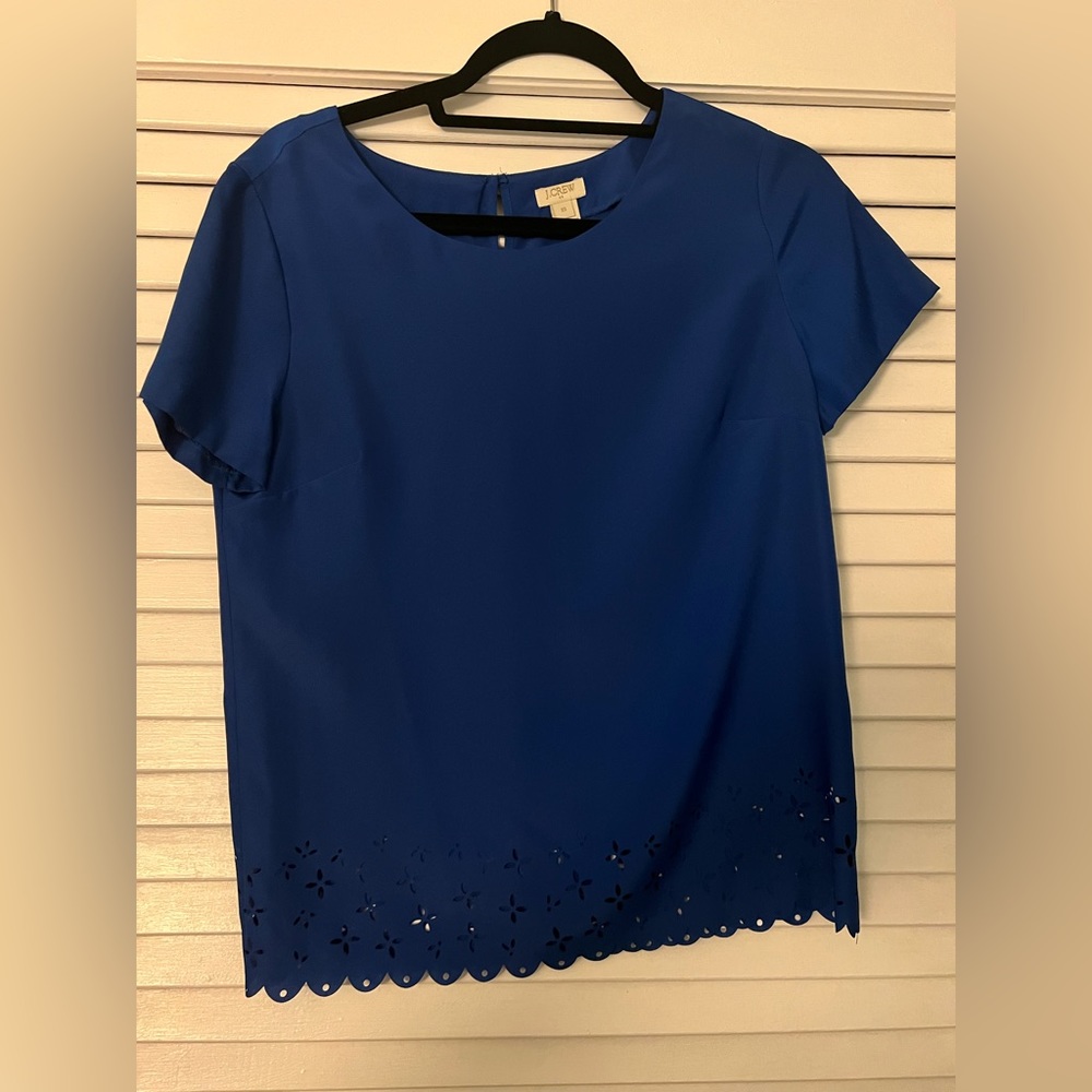J. Crew Factory Blue Top size XS